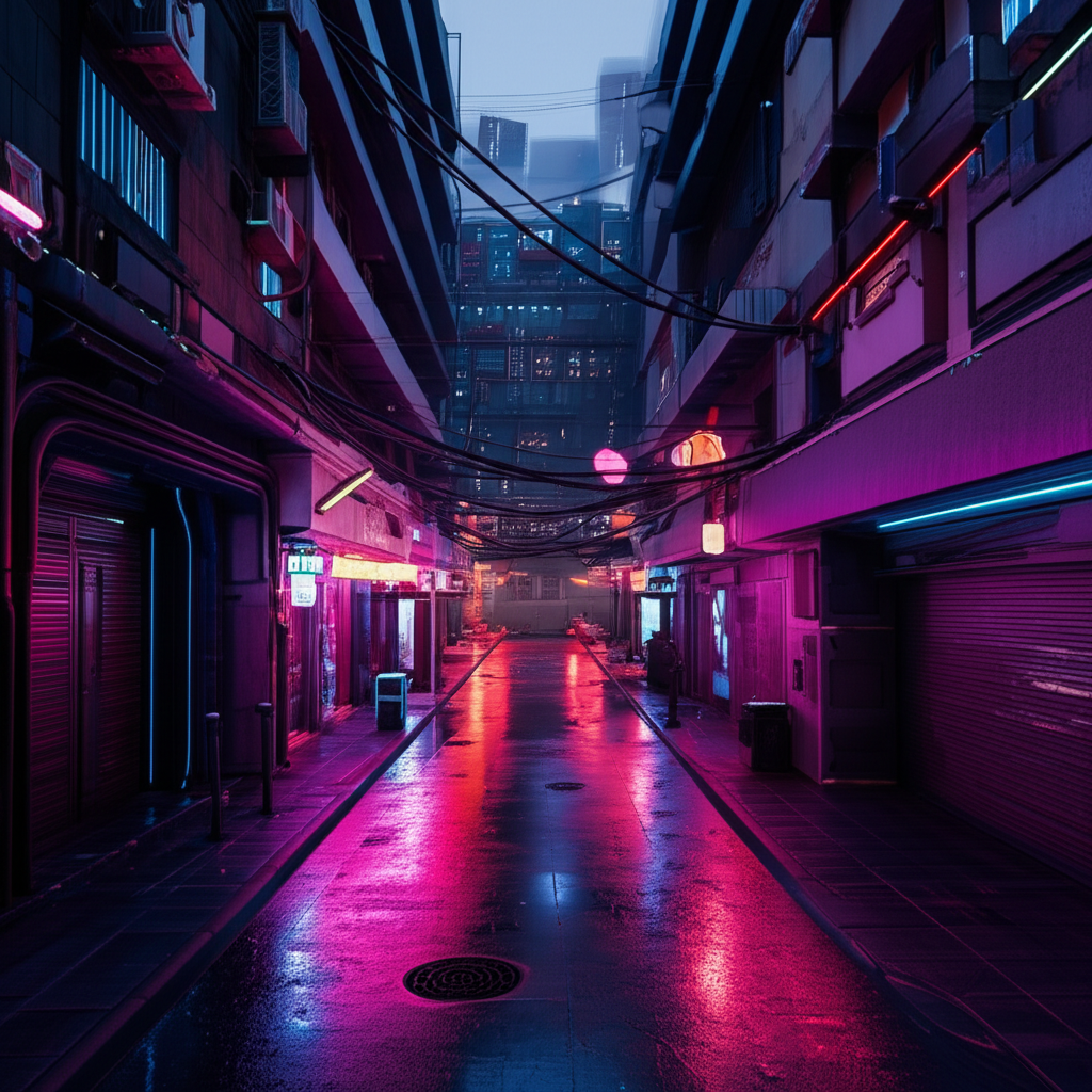 AI Generated Image: Cyberpunk Theme
